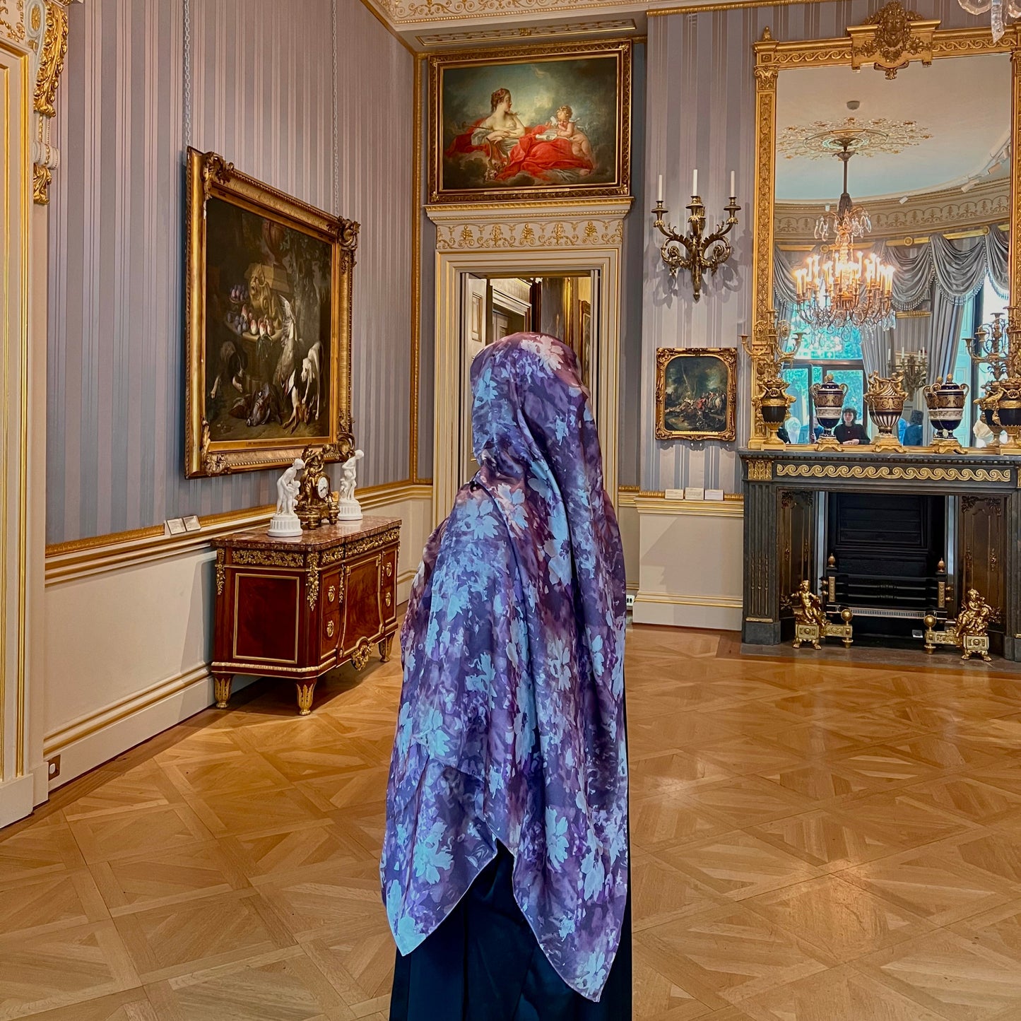 Luna Lavender Chiffon Silk Hijab